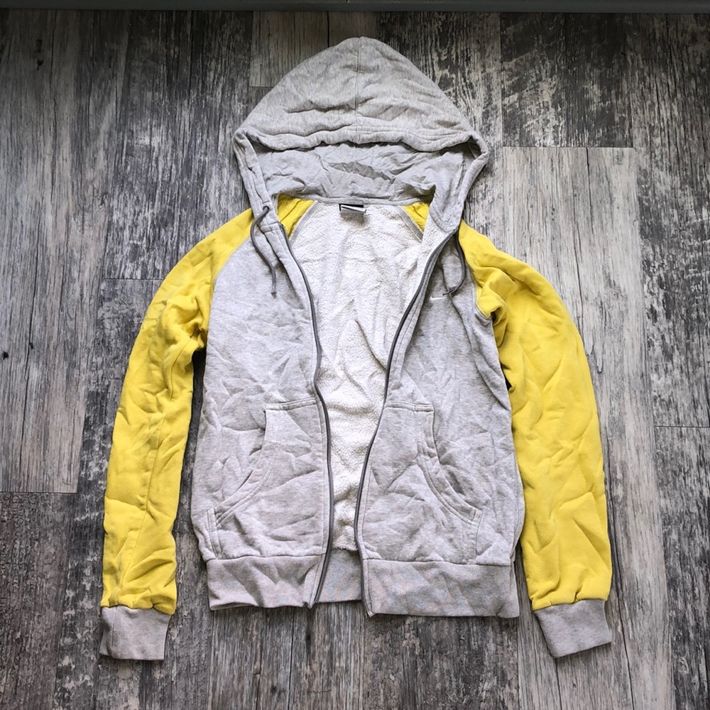 Grey/Yellow Nike Jacket